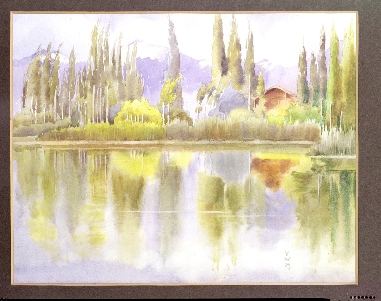 Lake Dal, Kashmir by Violet M. Minchin