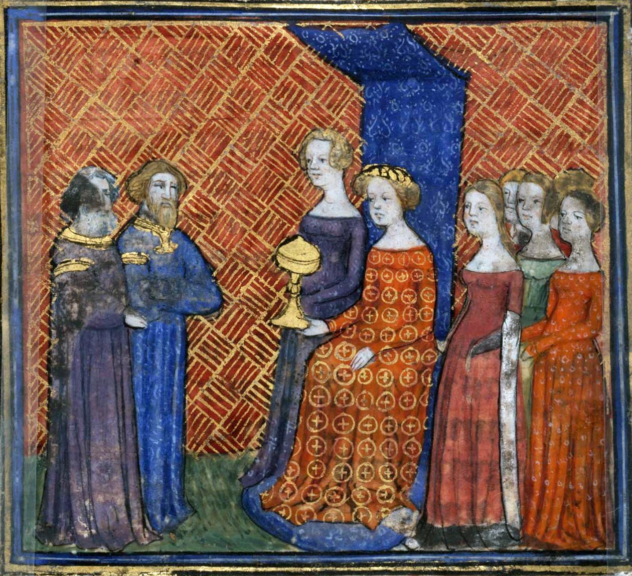 Kral Süleyman, Guiart des Moulins, 1400-1415 tarafından İncil historiale