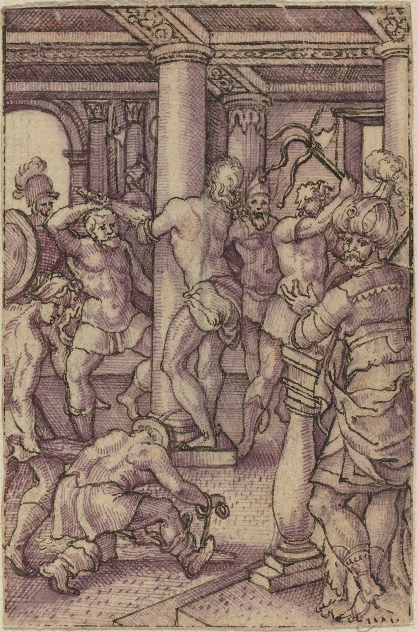 Sütundaki İsa by Virgil Solis