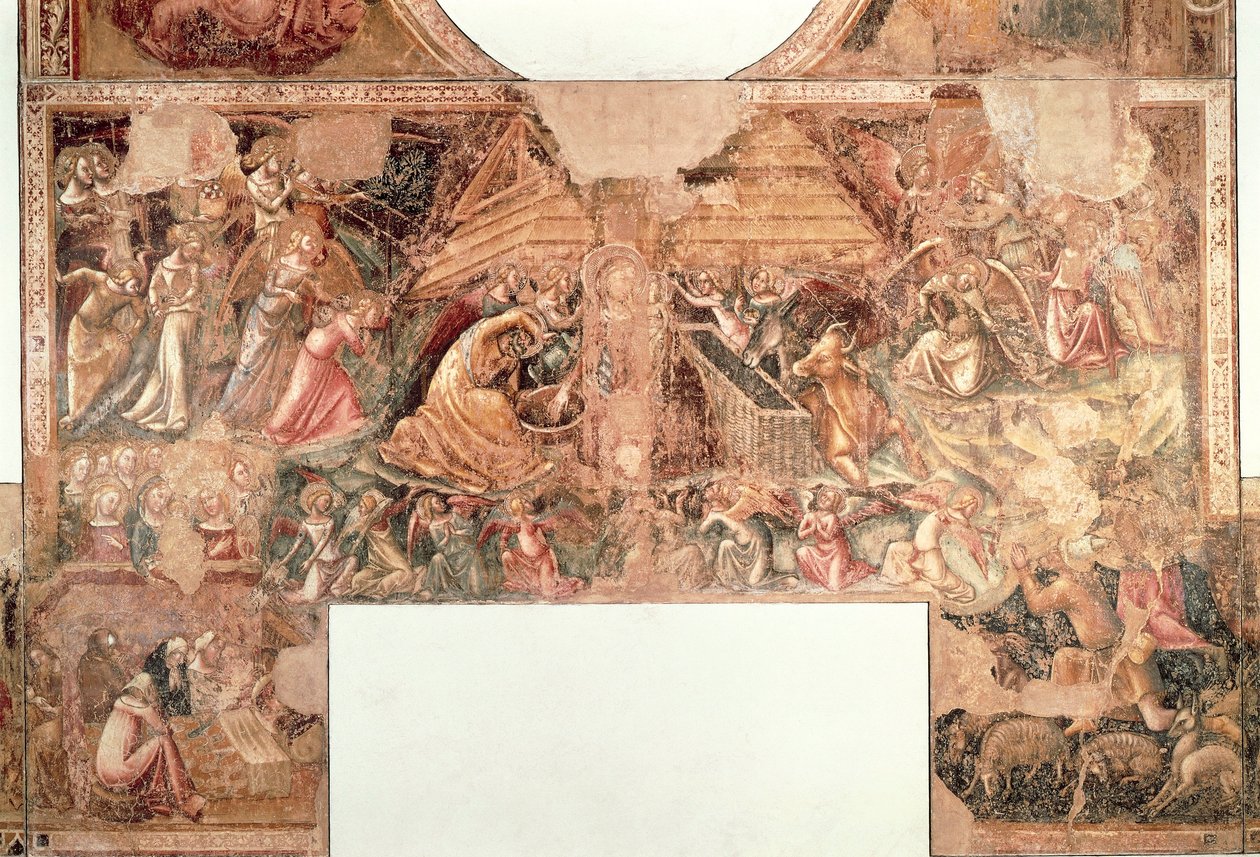 Doğum sahnesi, Bologna, Vitale da Bologna (taze) by Vitale da Bologna