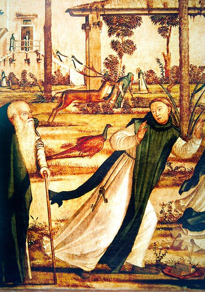 Aziz Jerome Aslanı Evcilleştirmeden Detay, c.1501-09 by Vittore Carpaccio