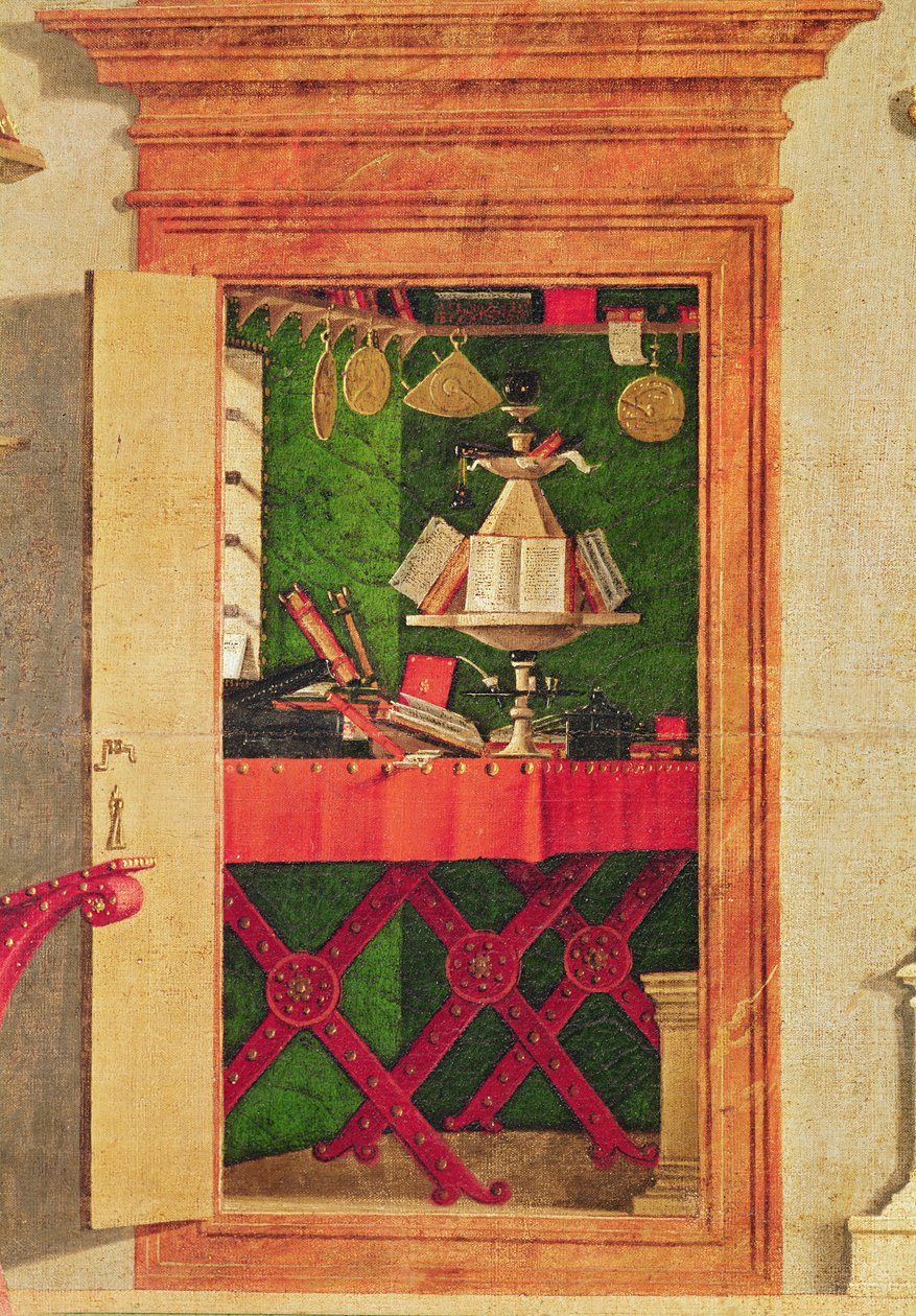Aziz Augustine Vizyonunun Detayı, c.1502-08 (detay 932) by Vittore Carpaccio