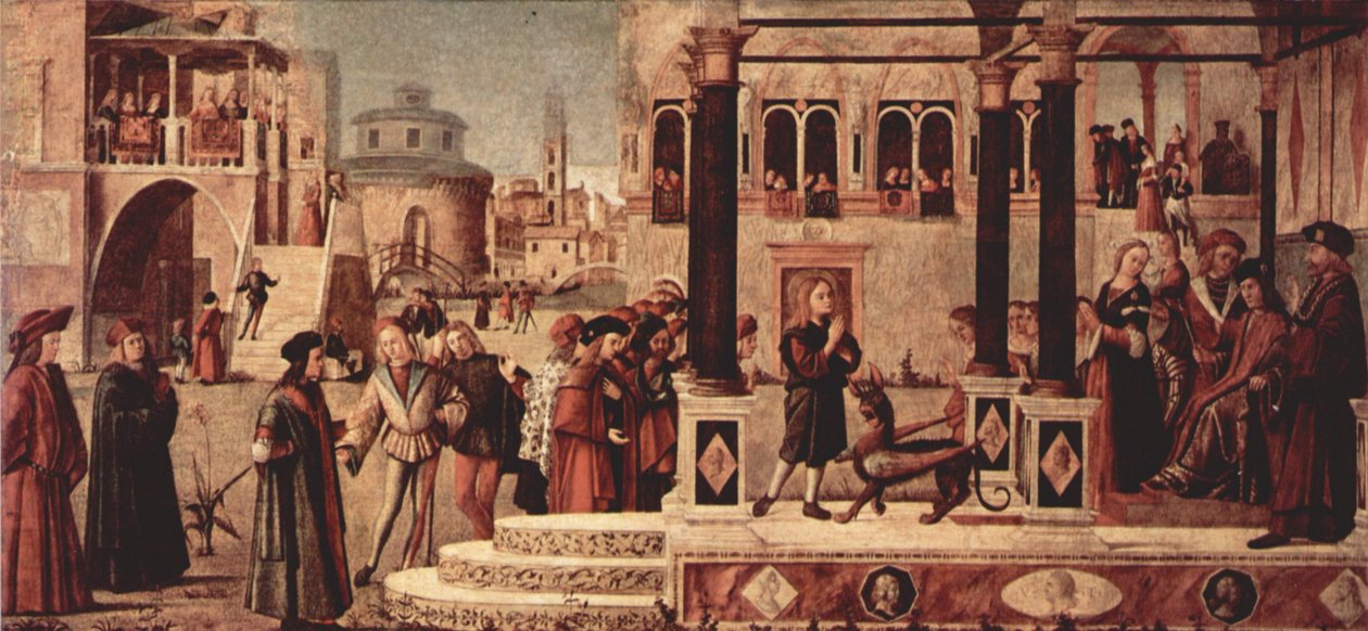 Gemäldezyklus der Kapelle der San Giorgio degli Schiavoni Okulu by Vittore Carpaccio