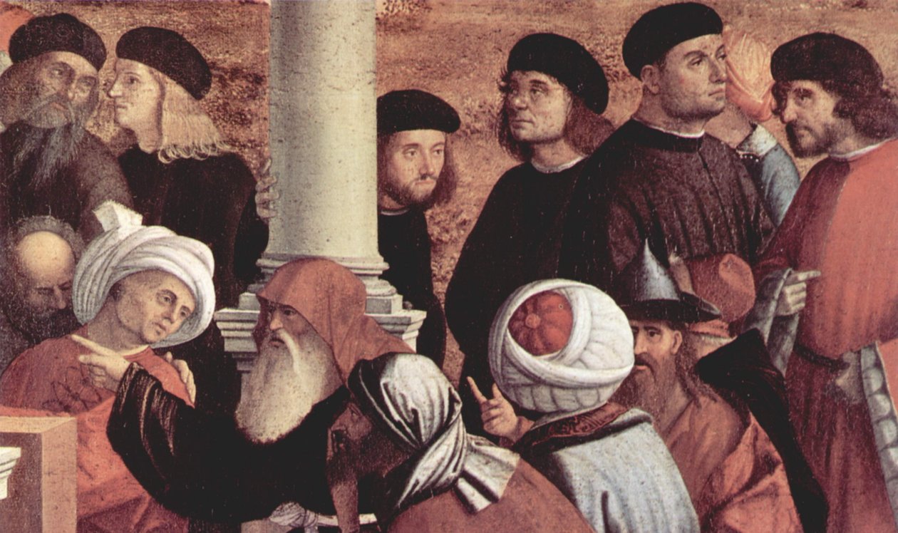 Aziz Stephen efsanesi üzerine boyama döngüsü by Vittore Carpaccio