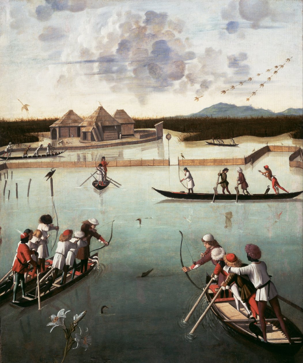 Lagünde Avlanma by Vittore Carpaccio