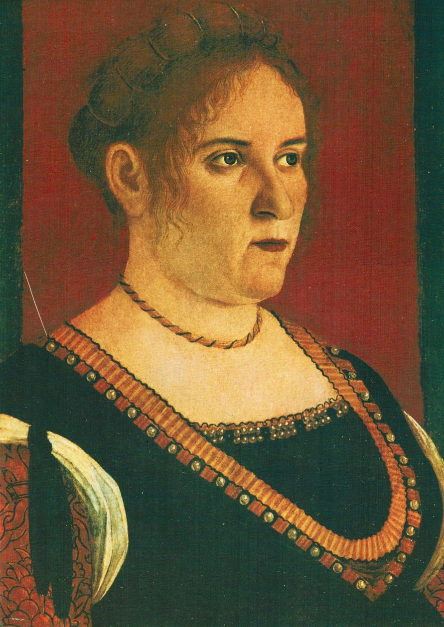 Bir Kadının Portresi by Vittore Carpaccio