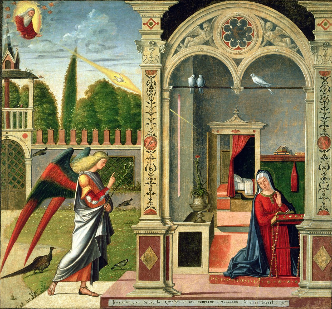 Duyuru by Vittore Carpaccio