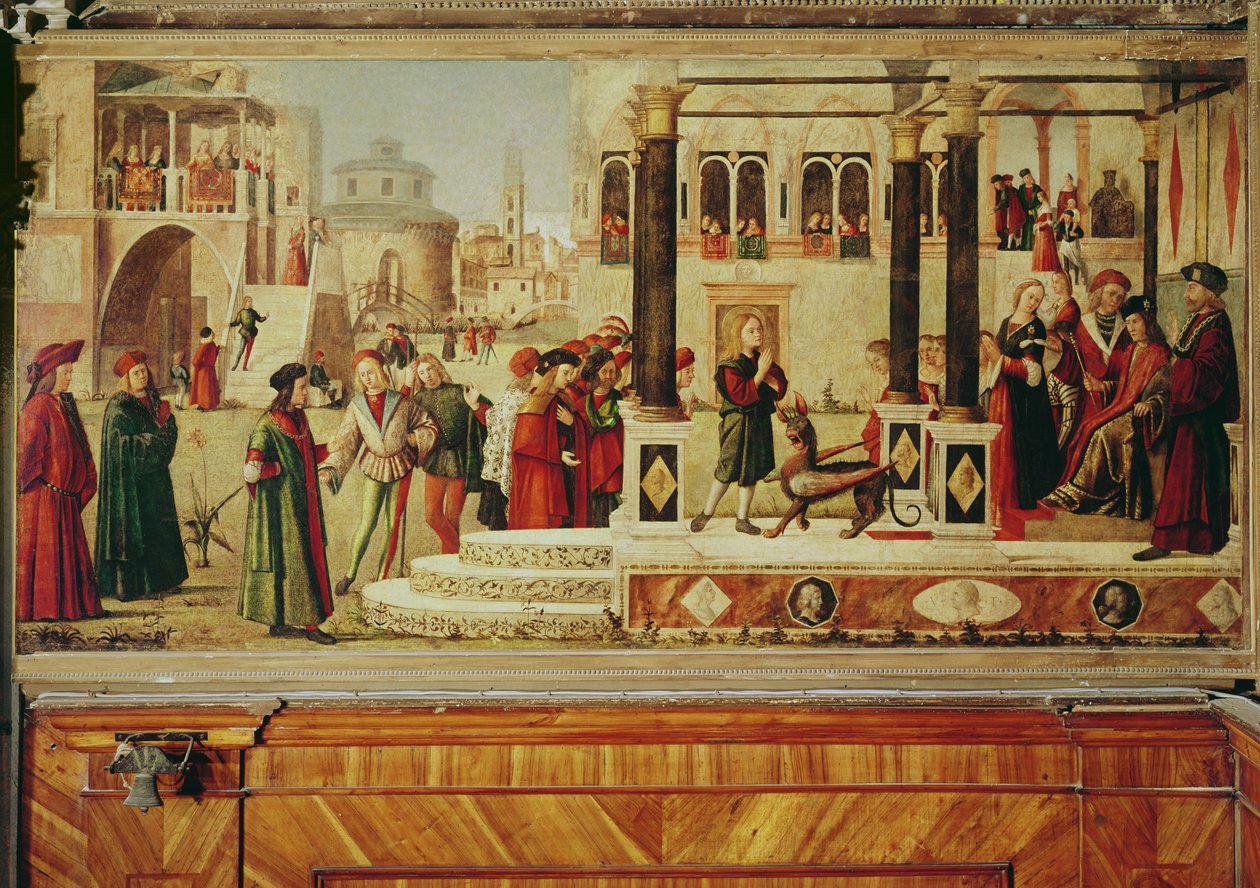 „Eyðileggjandi sem óslítandi, óð til Charles 1 (1600-49), grafið af E. Cooper Urki by Vittore Carpaccio