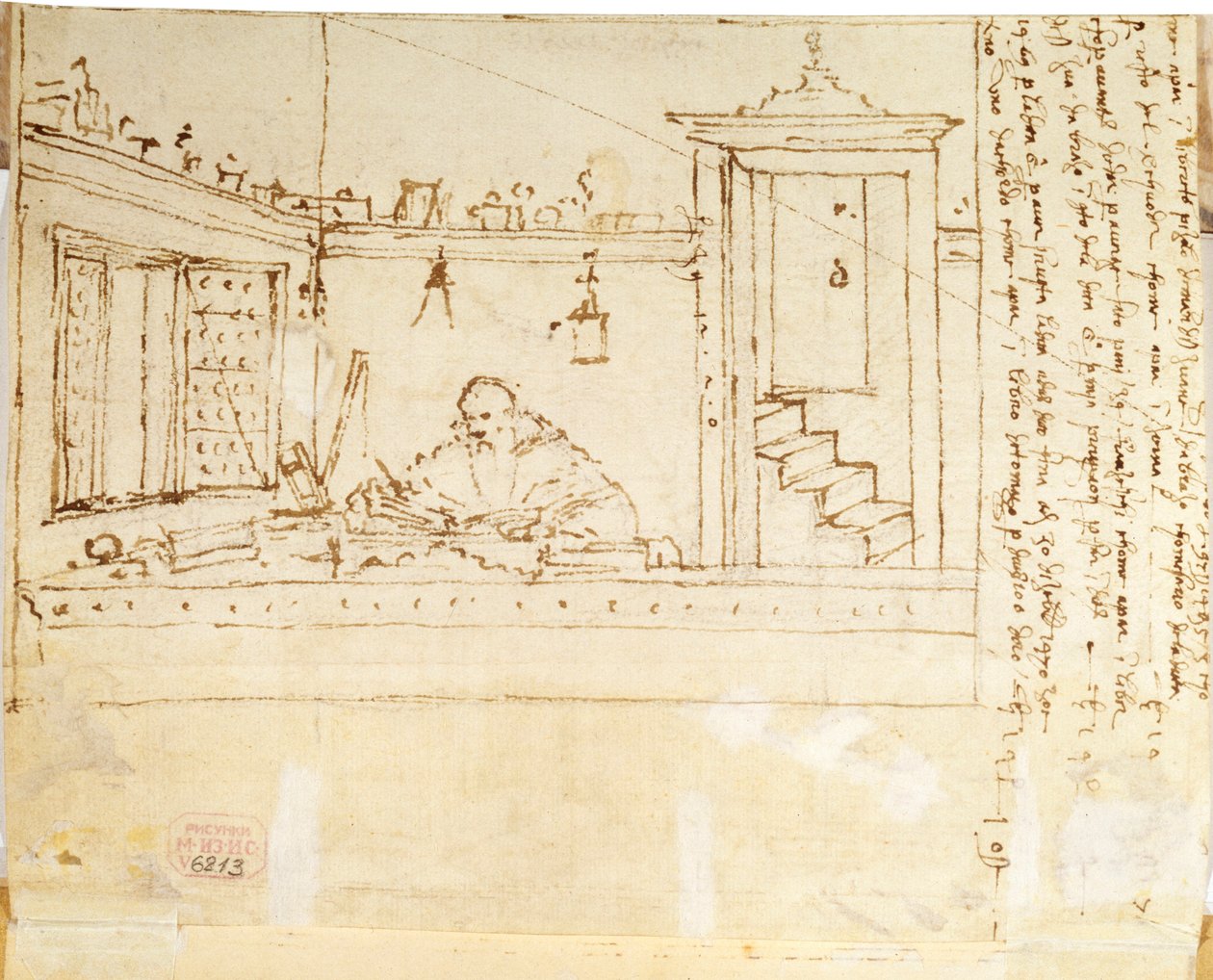 Elinde Kalem Olan Bir Filozof, 1502-1505 by Vittore Carpaccio