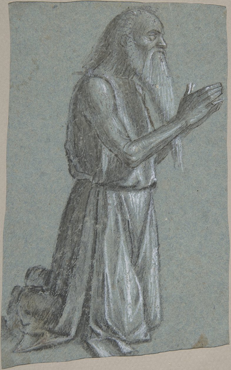 Aziz Jerome recto, Mızraklı Asker, 1460-1525. by Vittore Carpaccio