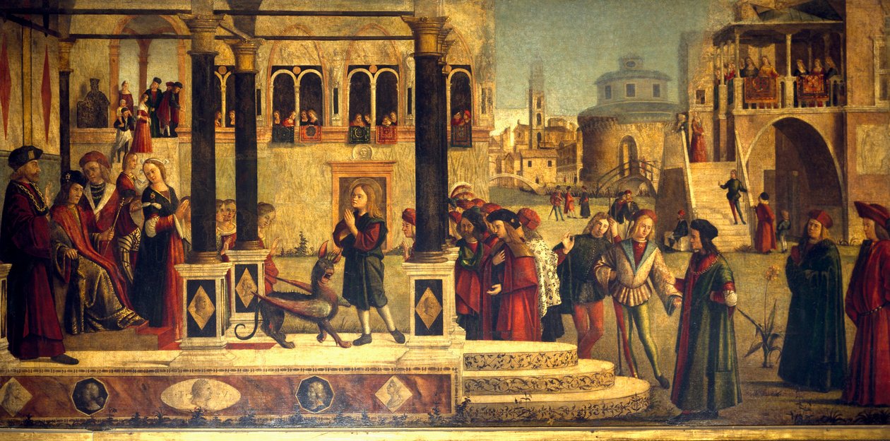 St Tryphonius Mucizesi, Vittore Carpaccio (yaklaşık 1465-1525 veya 1526), San Giorgio degli Schiavoni Okulu, Venedik by Vittore Carpaccio