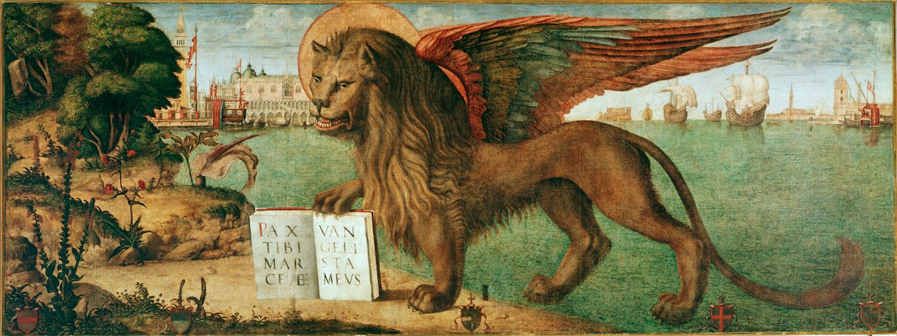 St Mark aslanı (Resim by Vittore Carpaccio