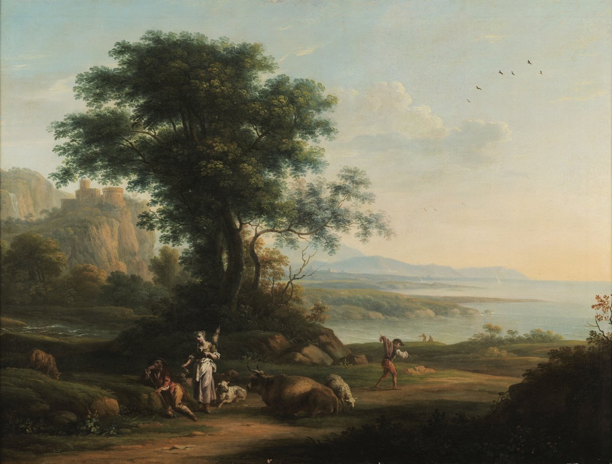 pastoral sahne by Vittorio Amedeo Cignaroli