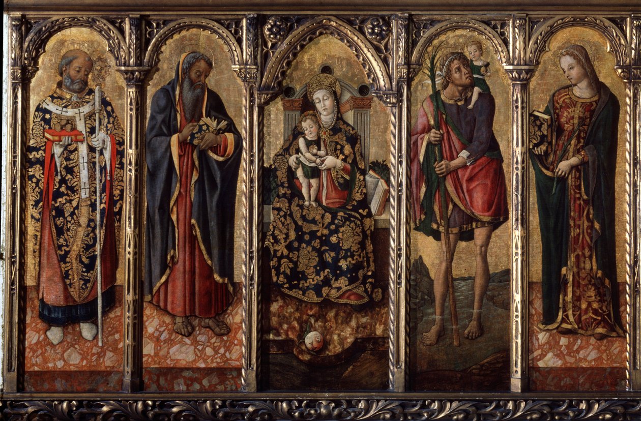 ""Madonna ve Saints ile Çocuk"" Temsil edilenler: Myre veya Bari