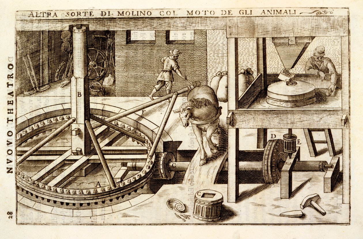 Atlı freze makinesi 1607 by Vittorio Zonca