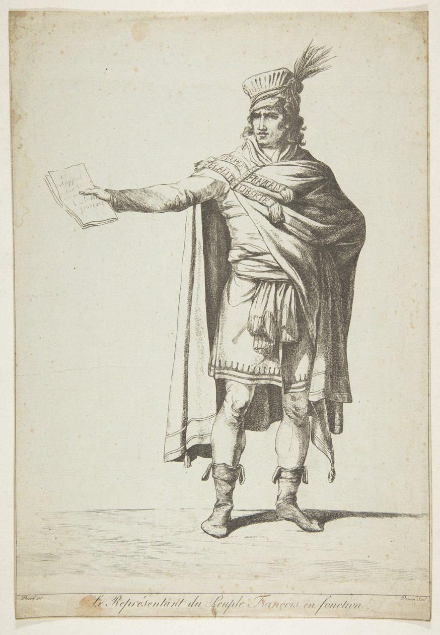Fransız Halkının Ofisteki Temsilcisi, 1794. by Vivant Denon