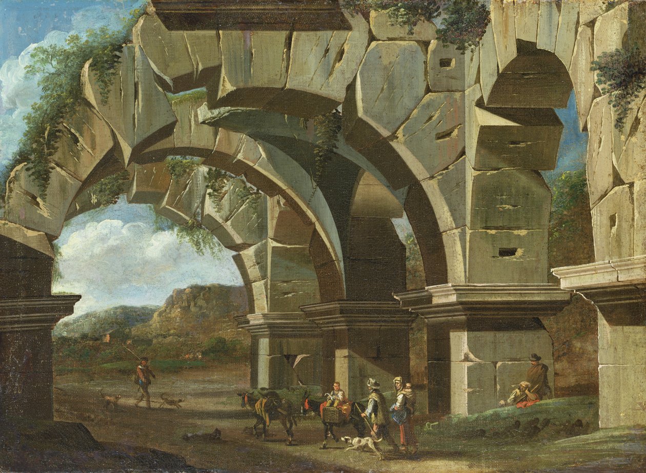 Bir Roma Harabesi by Viviano Codazzi