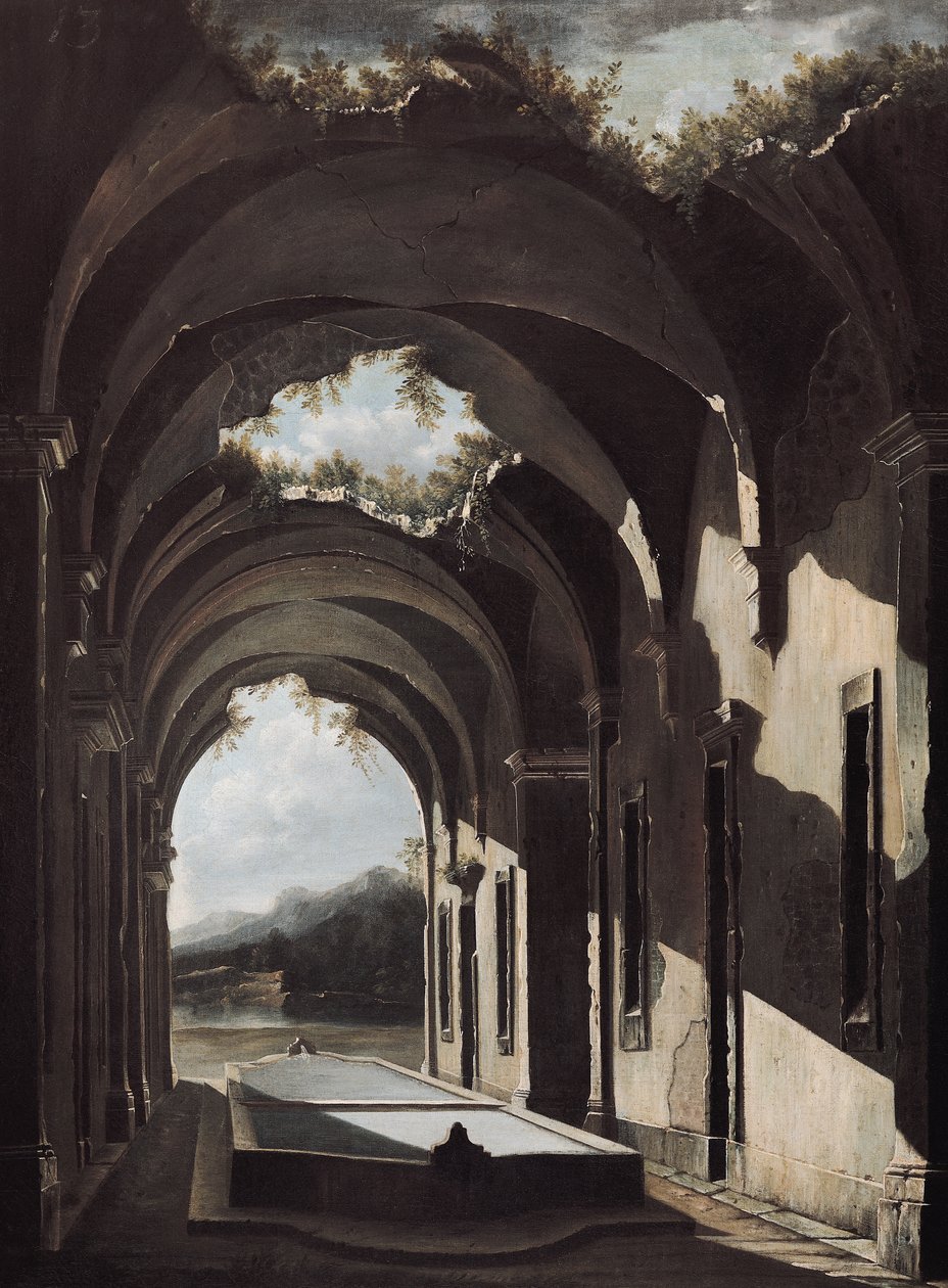 Manzaradaki Harabeler, c.1646-47 by Viviano Codazzi