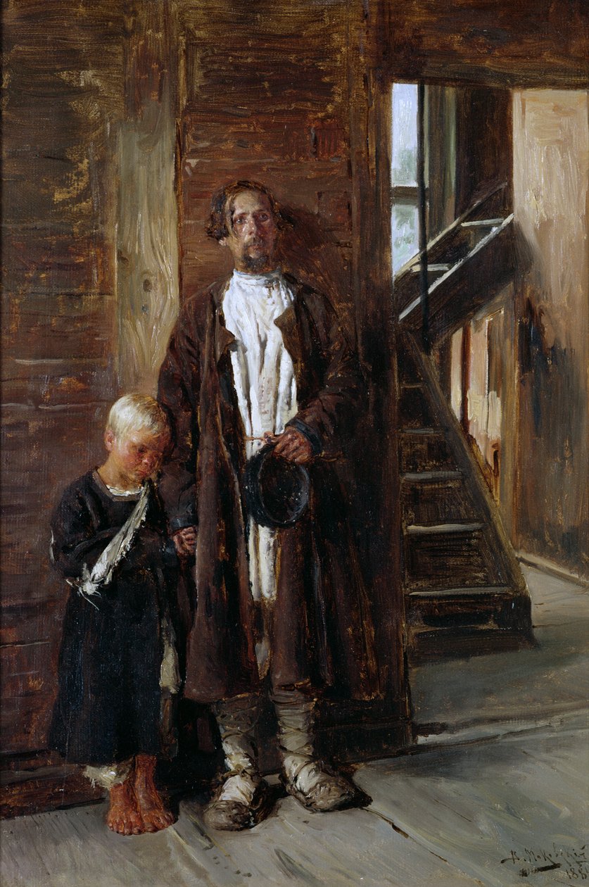 ಇನ್ ಸರ್ಚ್ ಆಫ್ ಮೆಡಿಸಿನ್, 1884 ಟರ್ಕ್ by Vladimir Egorovic Makovsky