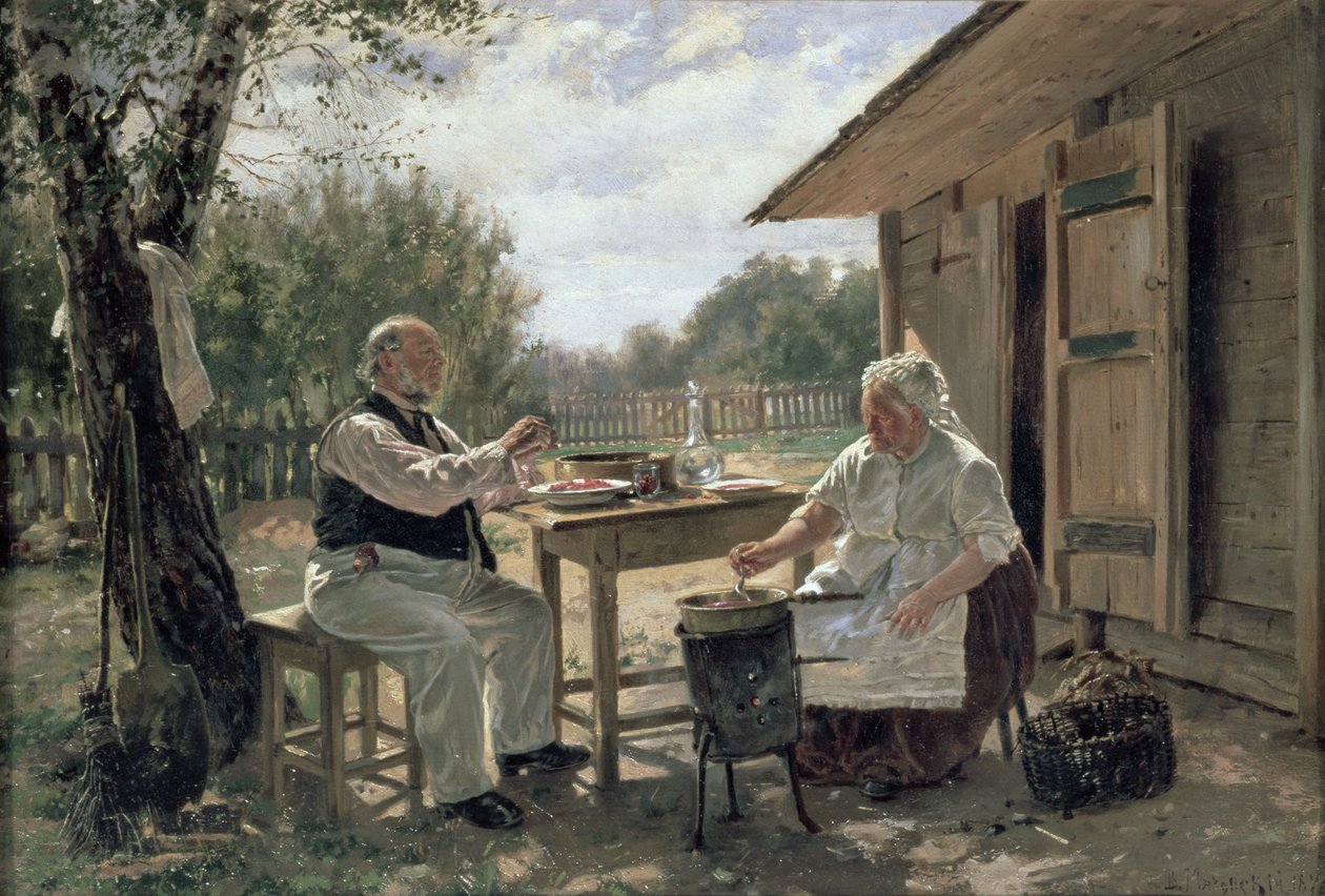 Reçel Yapma, 1876 by Vladimir Egorovic Makovsky