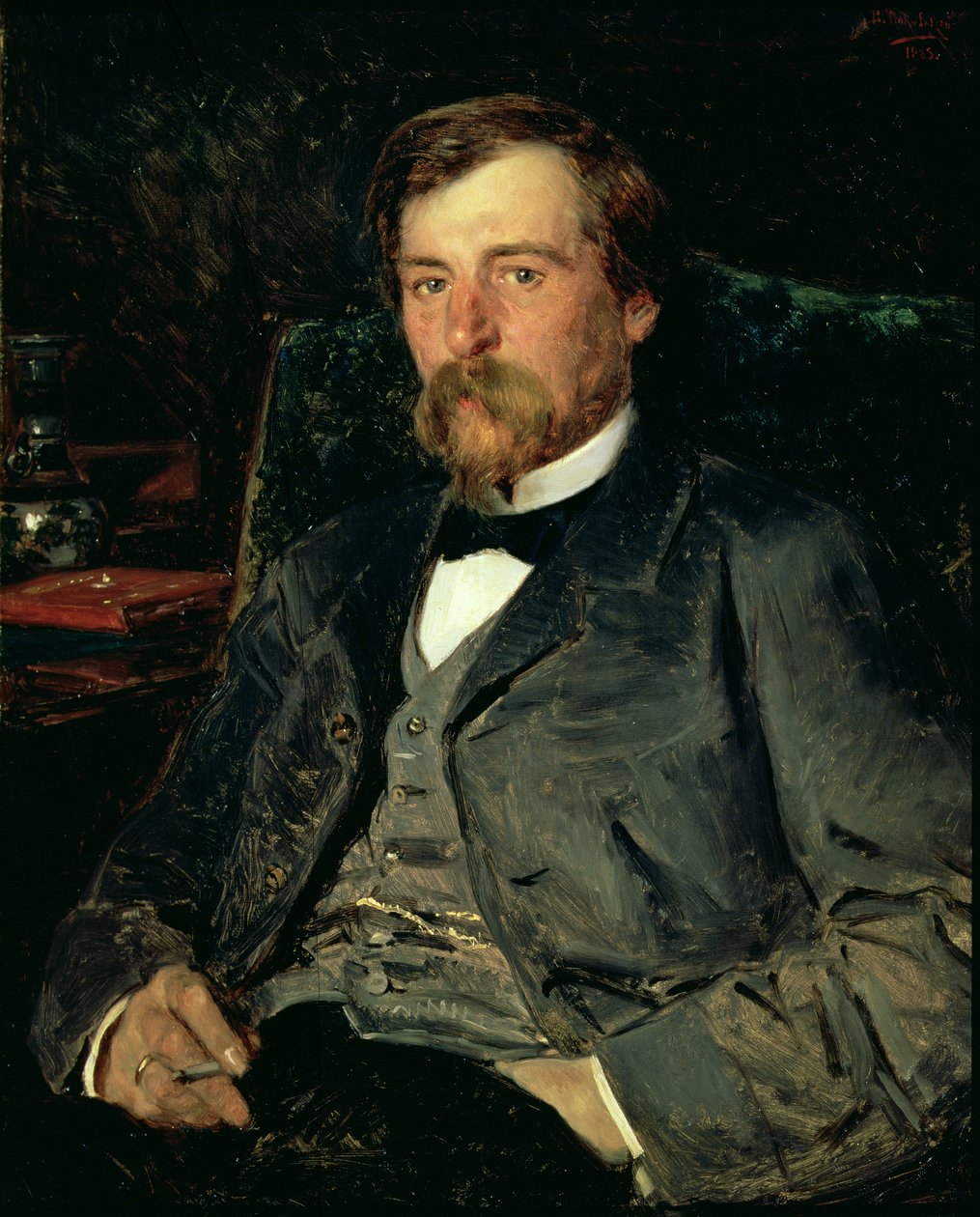 Sanatçının Portresi Illarion Mihayloviç Pryanishikov (1840-94), 1883 by Vladimir Egorovic Makovsky