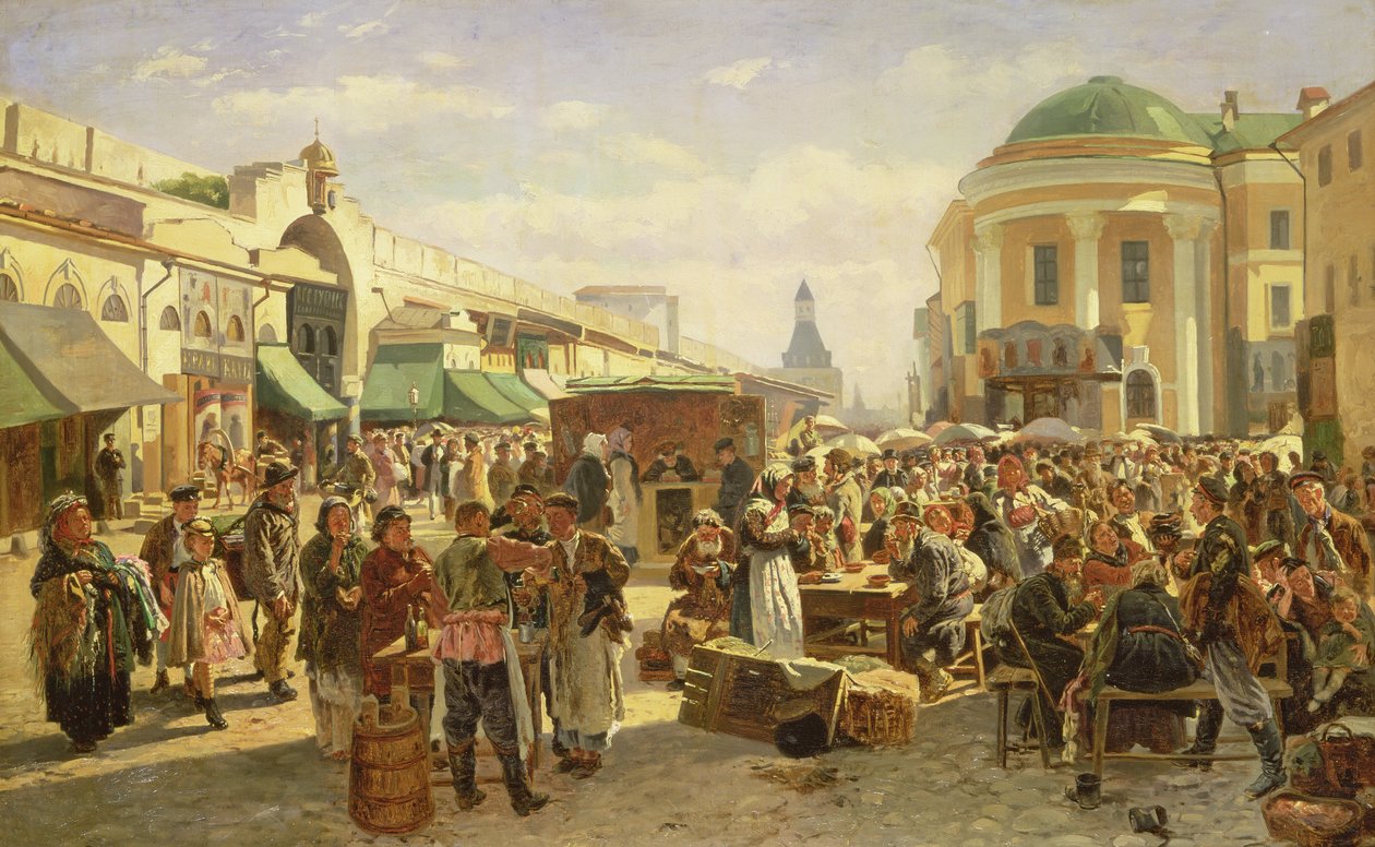 Şehir Fuarı by Vladimir Egorovic Makovsky