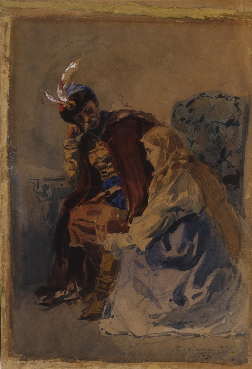 Maria ile Mazepa, 1892 by Vladimir Egorovic Makovsky