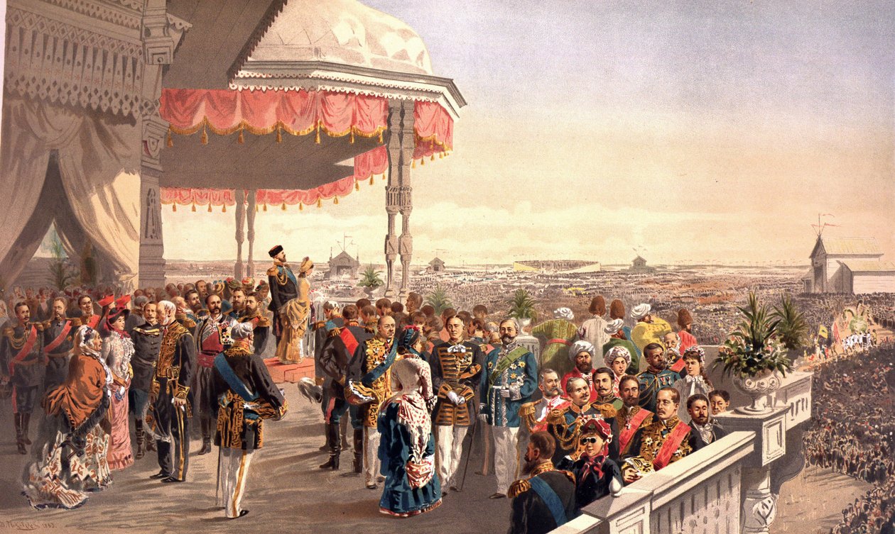 Vladimir Yegorovich Makovsky (1846-1920) tarafından Khodynka Alanında İmparator III. by Vladimir Egorovic Makovsky