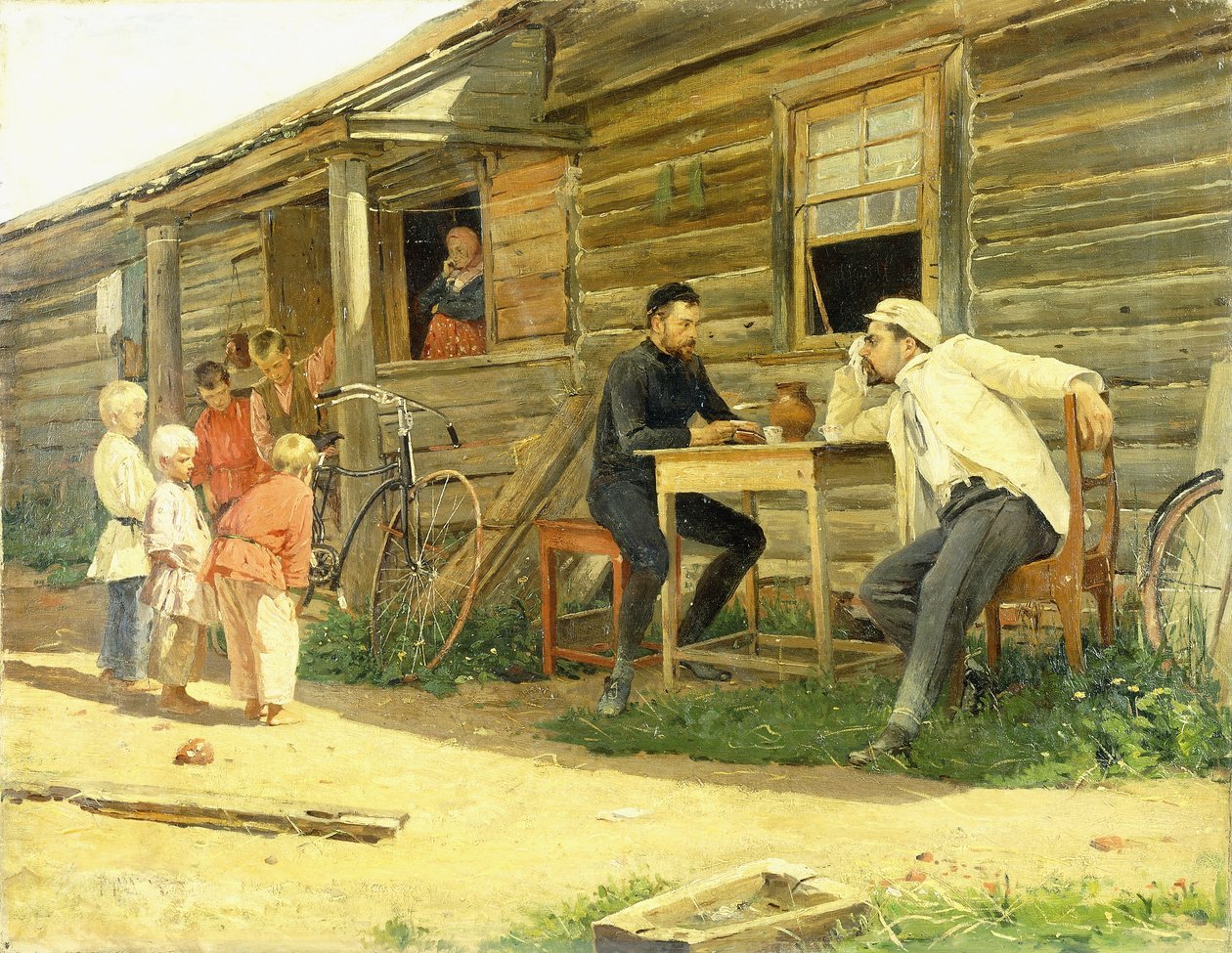 Bisiklet by Vladimir Egorovic Makovsky