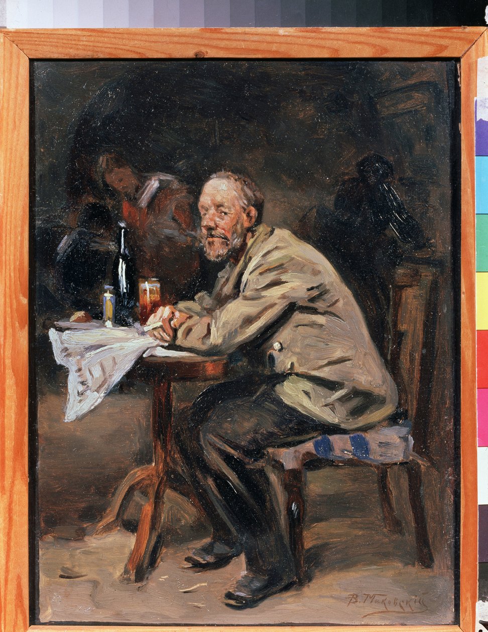 Bir içici. Vladimir Yegorovich Makovsky