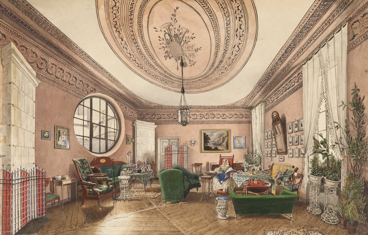 Salon İçi by Vladislav Dmochowski