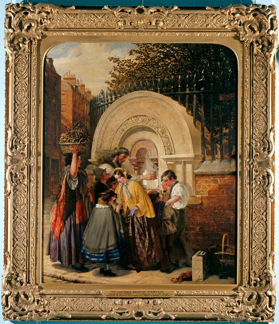 The First Public Drinking Fountain, 1859-60  by W. A. Atkinson