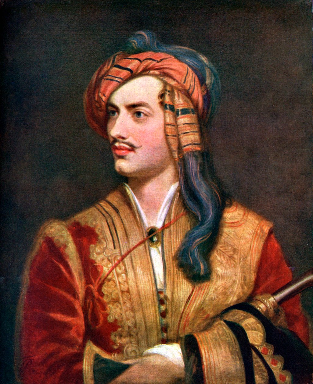 "George Gordon, Altıncı Baron Byron", 1923. by WA Mansell and Co