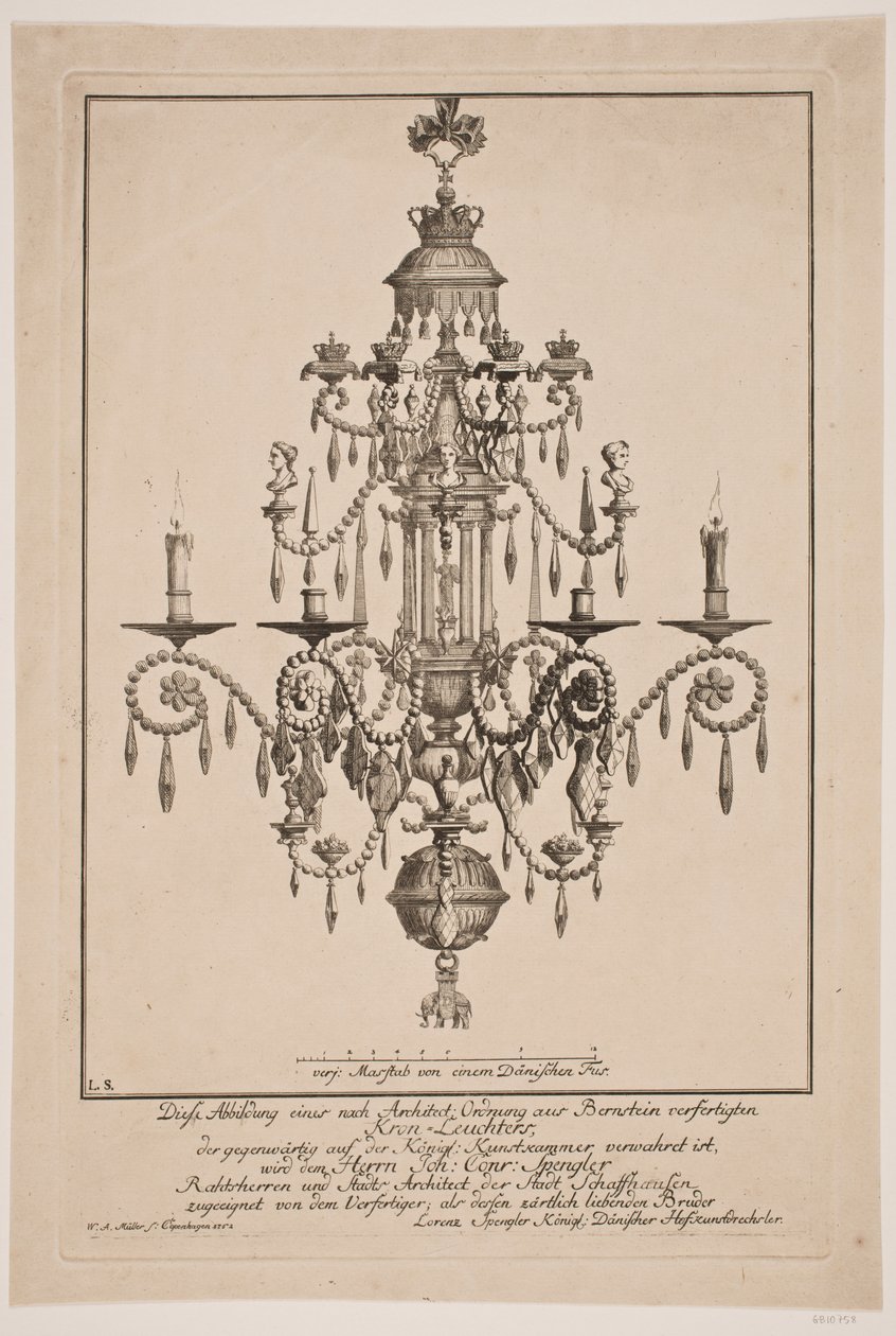 bir avize by W.A. Müller