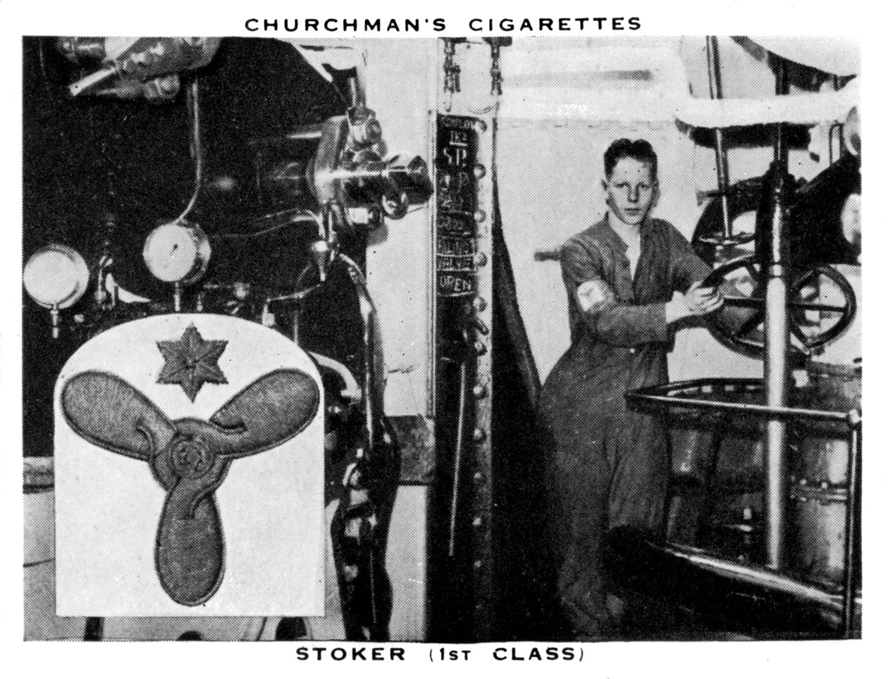 Stoker, 1. Sınıf, 1937. by WA and AC Churchman