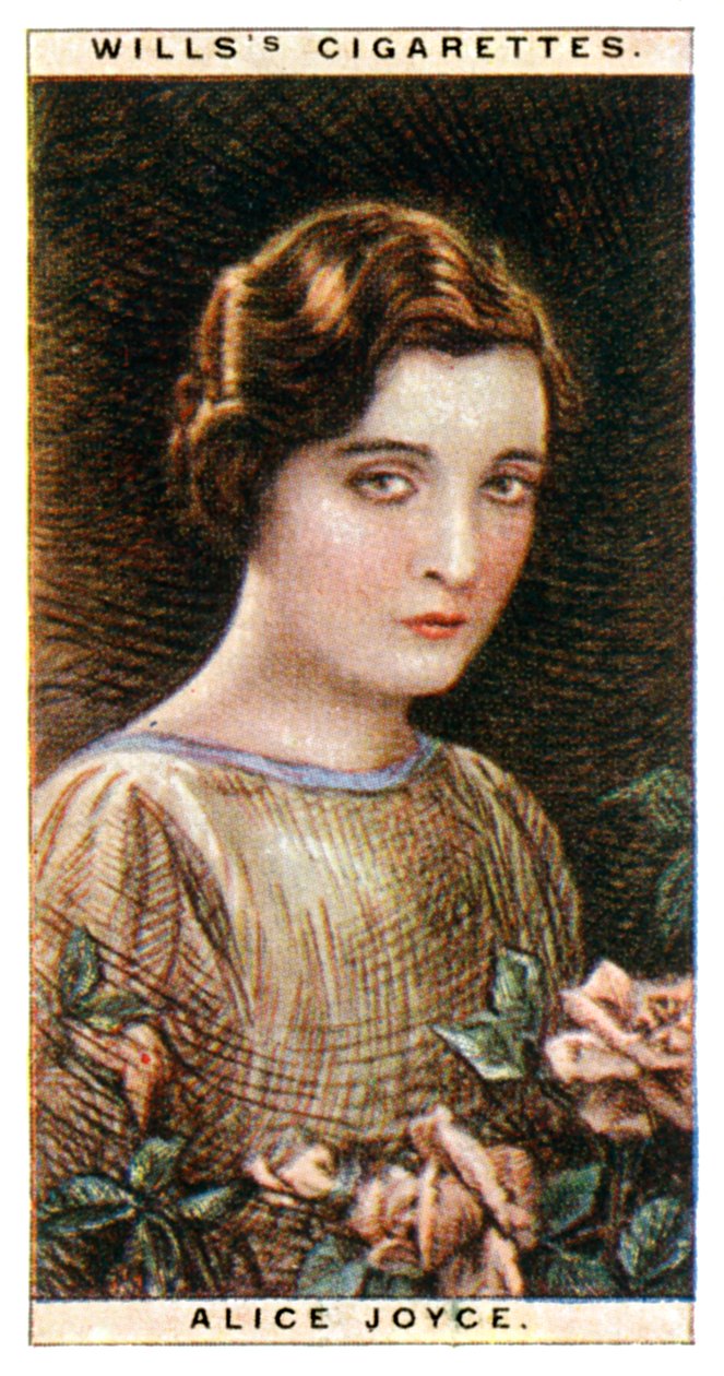 Alice Joyce 1890-1955, Amerikalı aktris, 1928. by WD and HO Wills