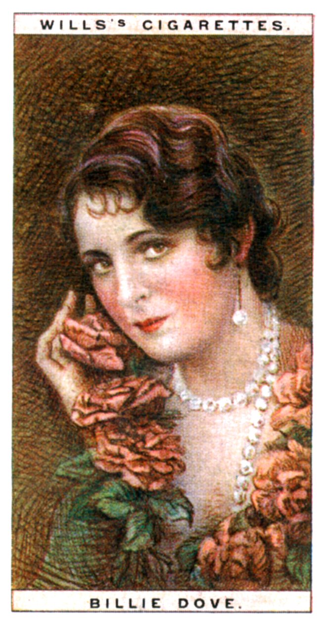 Billie Dove 1903-1997, Amerikalı aktris, 1928. by WD and HO Wills