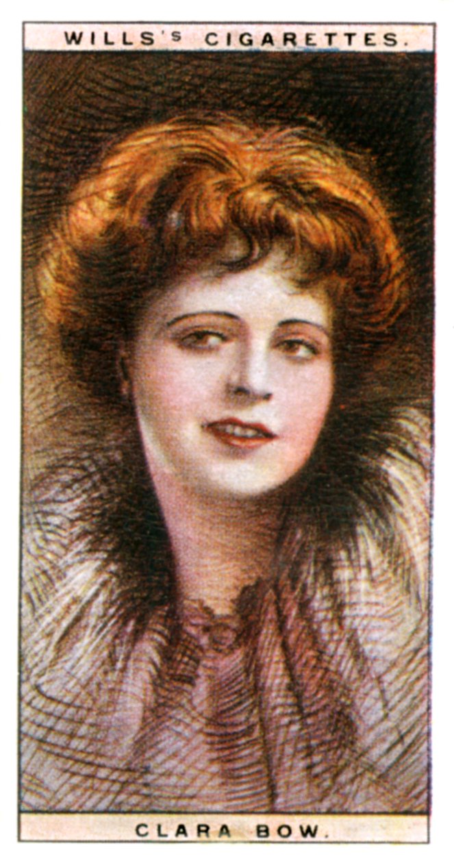 Clara Bow 1905-1965, Amerikalı aktris ve seks sembolü, 1928. by WD and HO Wills