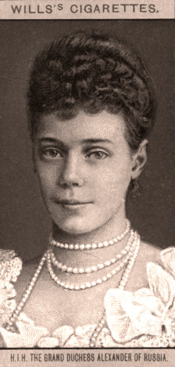 H.I.H Rusya Büyük Düşesi Alexander, 1908. by WD and HO Wills