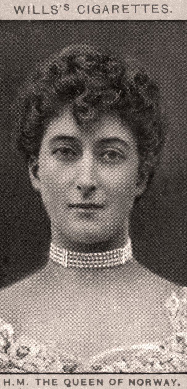 H.M. Norveç Kraliçesi, 1908. by WD and HO Wills