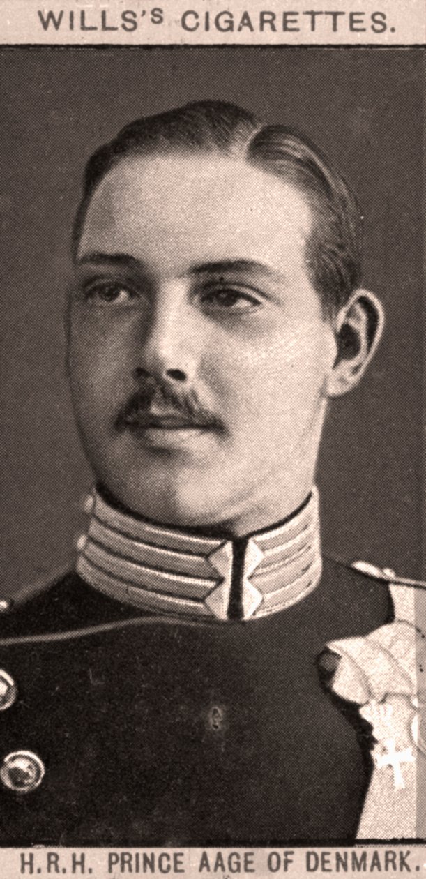 SAİK Danimarka Prensi Aage, 1908. by WD and HO Wills