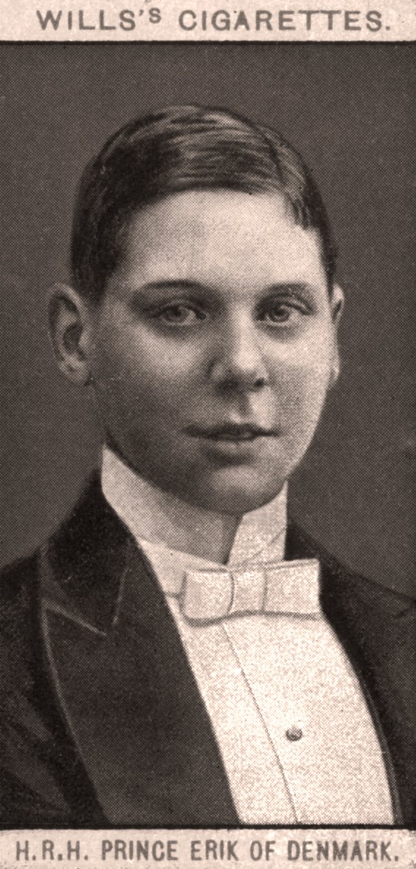 H.R.H. Danimarka Prensi Erik, 1908. by WD and HO Wills