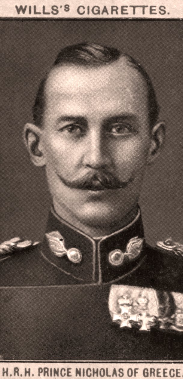 H.R.H. Yunanistan Prensi Nicholas, 1908. by WD and HO Wills