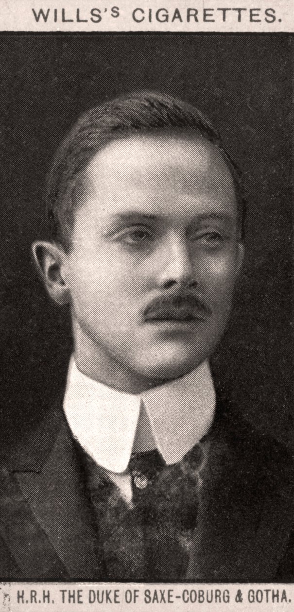 H.R.H Saxe-Coburg ve Gotha Dükü, 1908. by WD and HO Wills