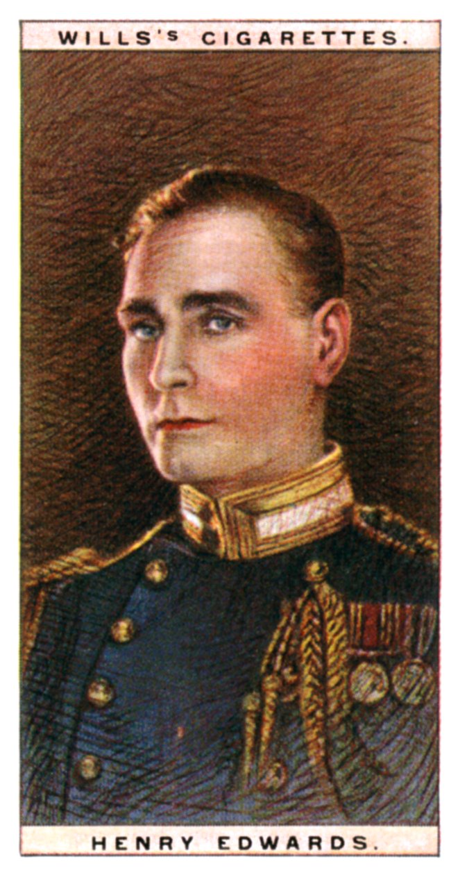 Henry Edwards 1882-1952, İngiliz aktör, 1928. by WD and HO Wills