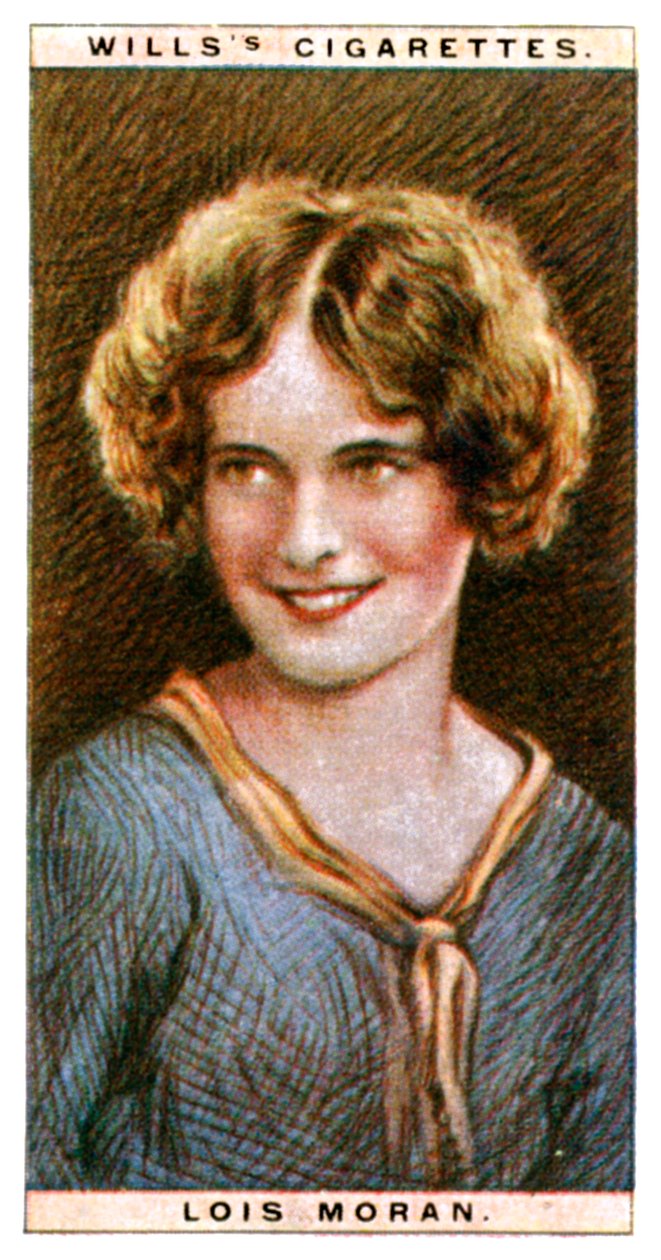 Lois Moran 1909-1990, Amerikalı oyuncu, 1928. by WD and HO Wills