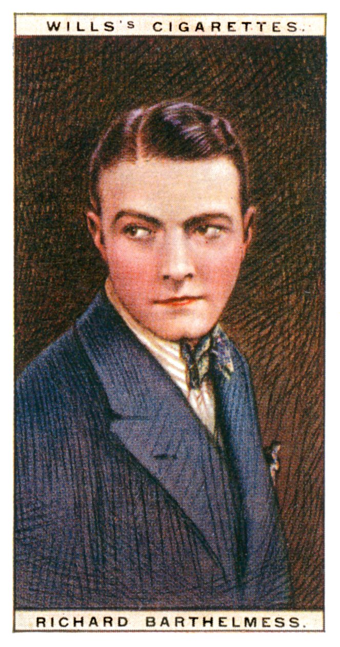 Richard Barthelmess 1895-1963, Amerikalı film yıldızı, 1928. by WD and HO Wills