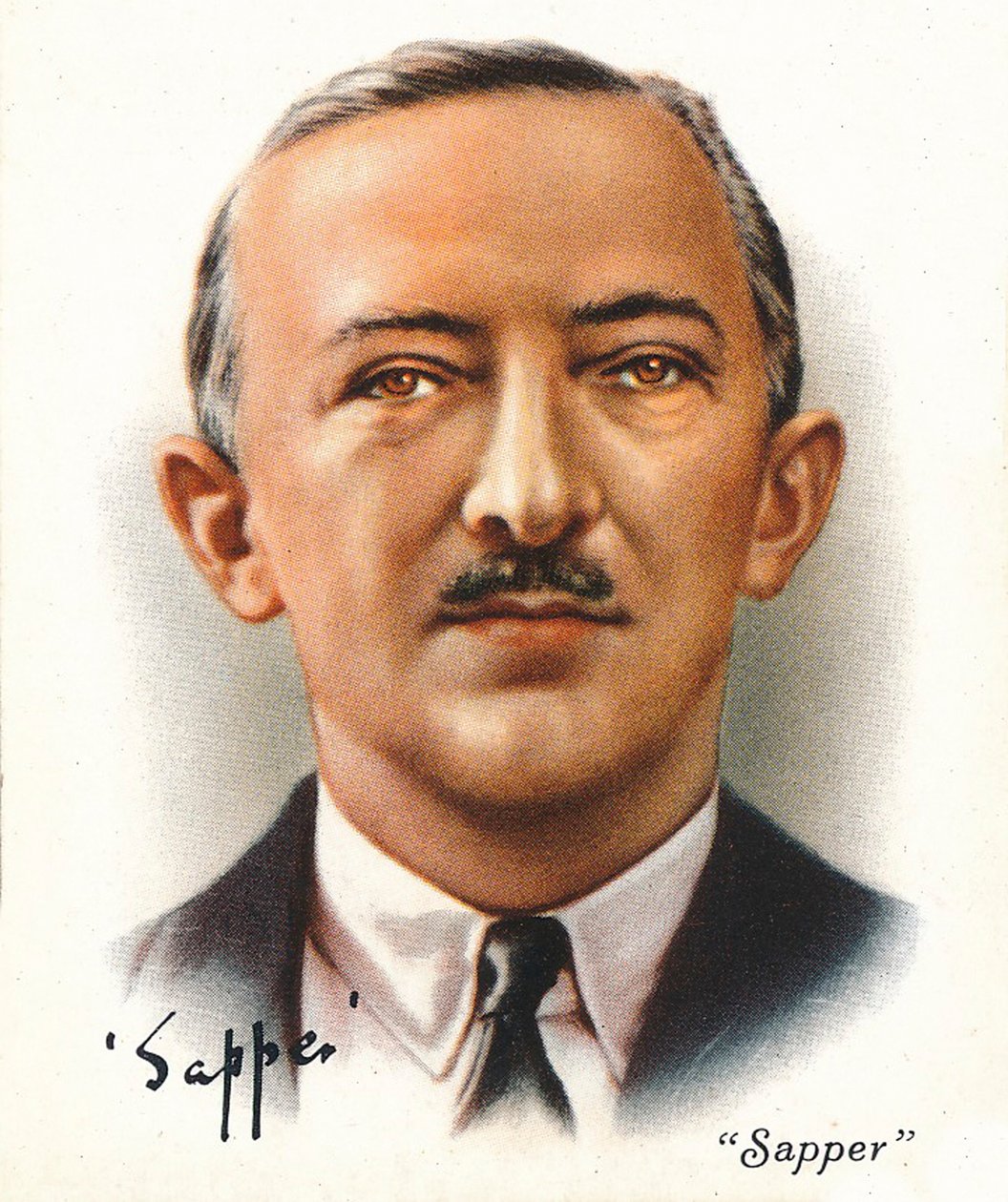 Sapper Yarbay Cyril McNeile, 1937. Sanatçılar: Bilinmeyen, WD & HO Wills. by WD and HO Wills
