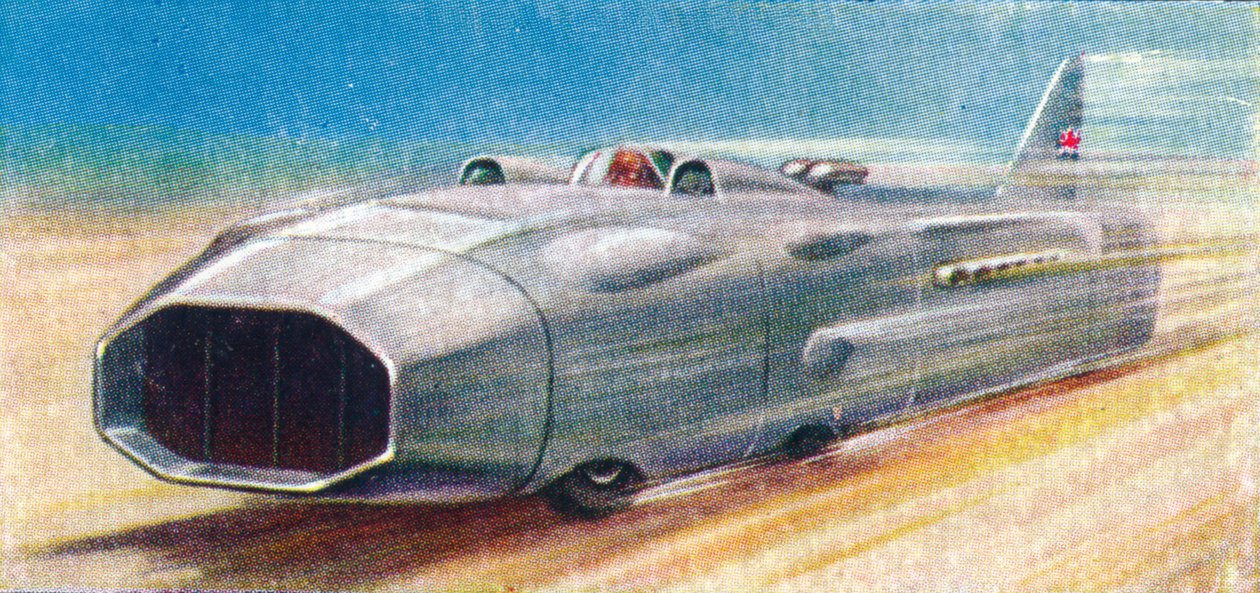 Thunderbolt Kaptanı G. E. T. Eyston, 1938. Sanatçılar: Bilinmiyor, WD & HO Wills. by WD and HO Wills