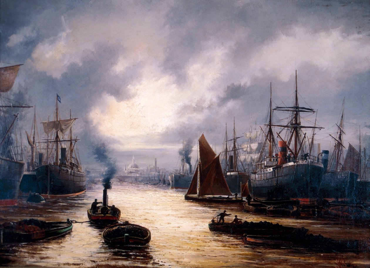 Londra Havuzu, 1892 by WJ Baker